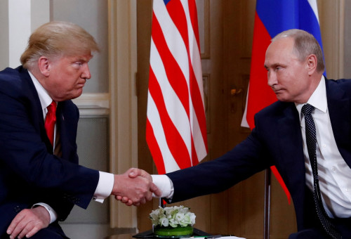 דונלד טראמפ, ולדימיר פוטין (צילום: רויטרס)