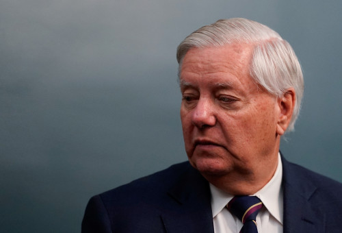 לינדזי גרהאם (צילום: REUTERS/Nathan Howard)