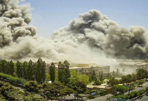 תקיפות בטהרן (צילום: רשתות ערביות)