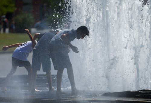 גל חום בגרמניה (צילום: REUTERS)