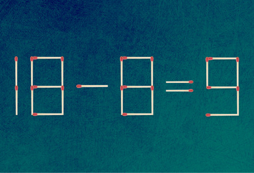 האם תצליחו לפתור את המשוואה באמצעות הזזת גפרור אחד בלבד? (צילום: מערכת מעריב)