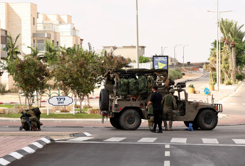 אופקים אחרי שבעה באוקטובר (צילום: מישל אמזלג)