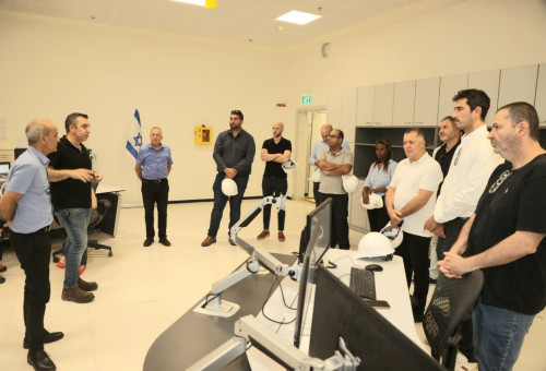 רשות החברות הממשלתיות בסיור באורות רבין (צילום: יוסי וייס)