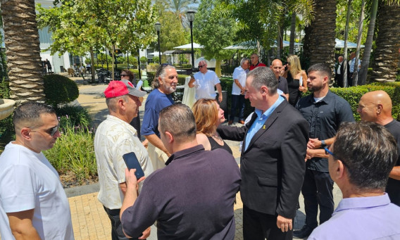 ישראל כ"ץ בחתונתם של דורון אטיאס והני אור קוכנר (צילום: שימוש לפי סעיף 27א')