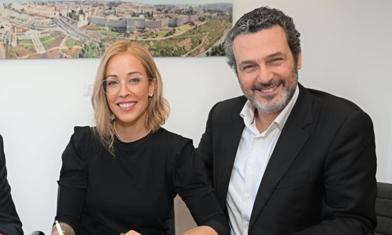 עדן הראל ועודד מנשה (צילום: ישראל הדרי)