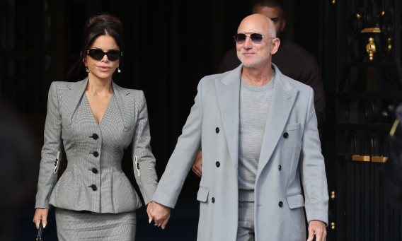 לורן סאנצ'ס וג׳ף בזוס