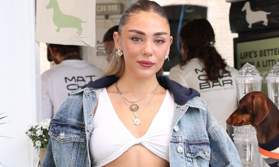 מאיה קיי בהשקת פופ-אפ מאצ’ה בר (צילום: אור גפן)