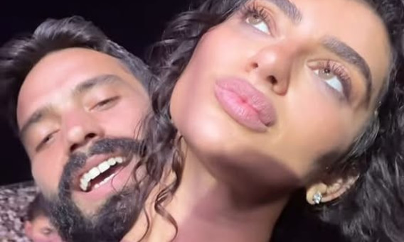 פרידה עוזיאל ובן זוגה (צילום: צילום מסך אינסטגרם)