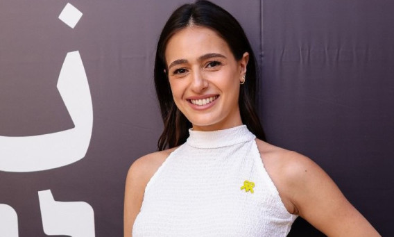 לוסי איוב בהשקת הסדרה "נוטוק" (צילום: אורטל דהן זיו)