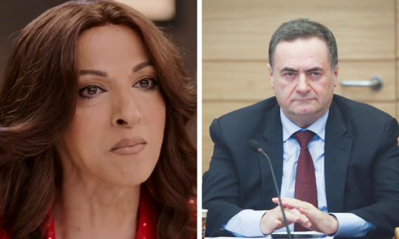 דנה אינטרנישונל וישראל כ"ץ (צילום: מימין לשמאל: המטבח המנצח VIP, פלאש 90)