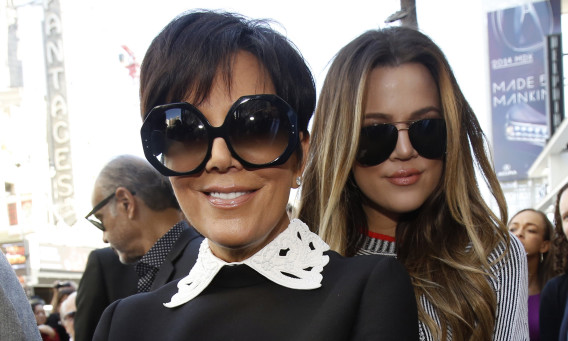 קלואי קרדשיאן וקריס ג'נר (צילום: רויטרס)