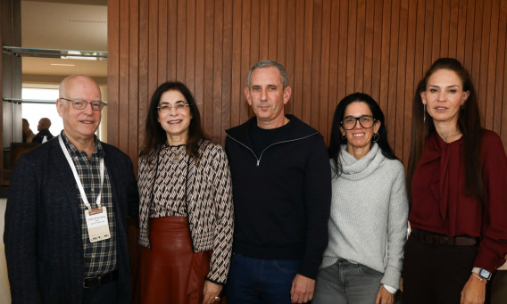 יפעת אורון, יסמין לוקץ', דניאל הגרי, דפנה מיתר–נחמד ואריאל פורת (צילום: יעל צור)