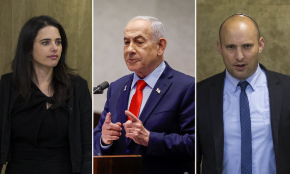 בנימין נתניהו, איילת שקד ונפתלי בנט