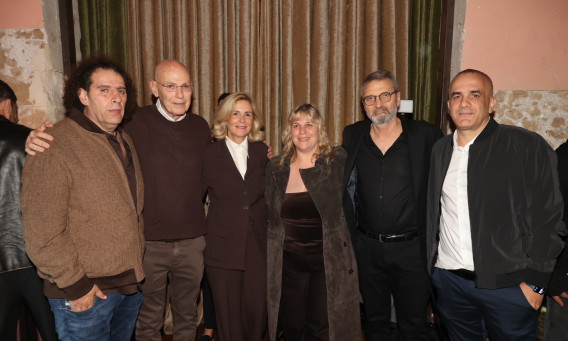 יאיר אוחיון, שי אופיר, אוסנת ליאון, אתי וגבי רוטר ויוסי גביזון (צילום: רפי דלויה)