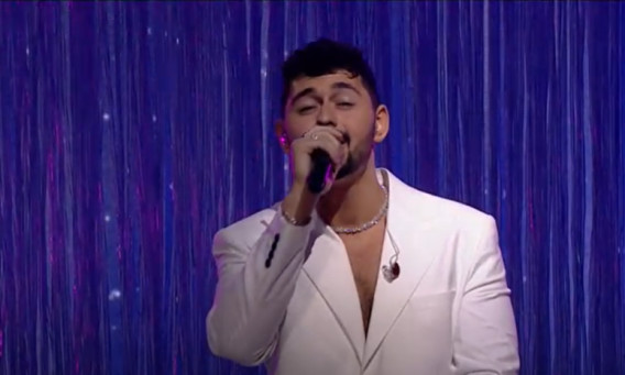 הזוכה הגדול בכוכב הבא נועם בתן (צילום: צילום מסך קשת 12)