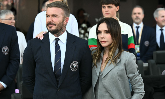 ויקטוריה ודיוויד בקהאם (צילום: Chandan Khanna / AFP via Getty Images)