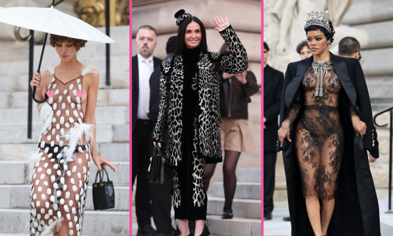 מימין לשמאל: טייאנה טיילור, דמי מור, נדיה לי כהן (צילום: Jacopo Raule/Getty Images,Arnold Jerocki/Getty Images, Arnold Jerocki/Getty Images)