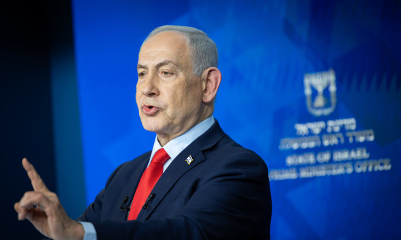 בנימין נתניהו (צילום: נעם ריבקין פנטון/הארץ/פול)