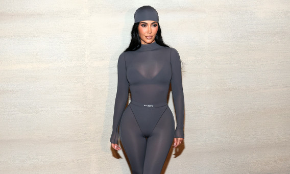 קים קרדשיאן (צילום:  Dimitrios Kambouris/Getty Images for SKIMS)