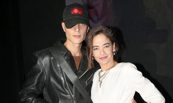 בת חן סבג, אורי קומאי (דודו פארוק) (צילום: אור גפן)