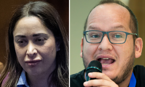 חיים לוינסון ומאי גולן (צילום: מימין לשמאל: Moshe Shai/FLASH90, יונתן זינדל, פלאש 90)