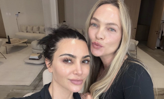 קרן ברטוב וקים קרדשיאן  (צילום: מתוך אינסטגרם)