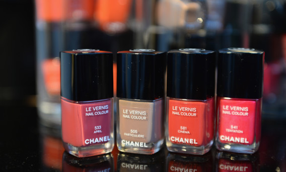 צבעי לק של שאנל (צילום: Michael Buckner/Getty Images for Chanel)