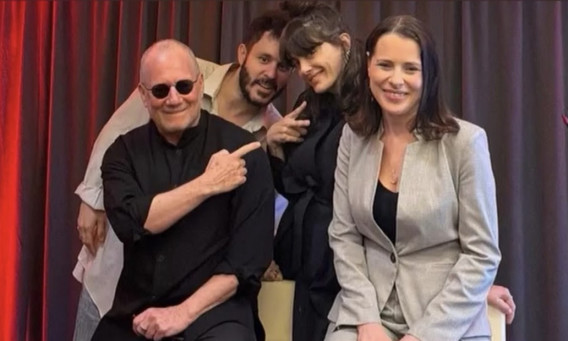 תמר איש שלום, נגה ארז, אורי רוסו ורוני דואק (צילום: באדיבות שיתופים וציונות 2000)