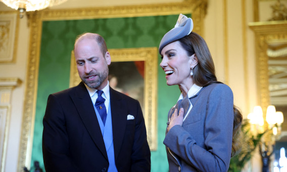 קייט מידלטון והנסיך הארי (צילום: Hannah McKay - WPA Pool/Getty Images)