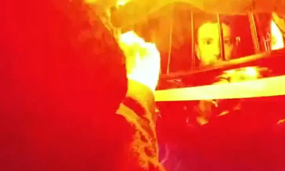 ג'סטין טימברלייק במהלך המעצר 