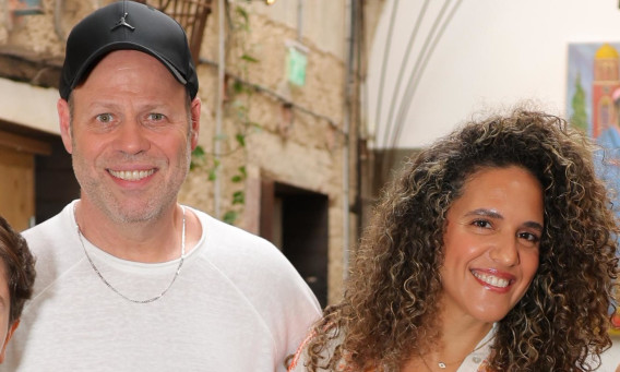 אדיר מילר ואשתו