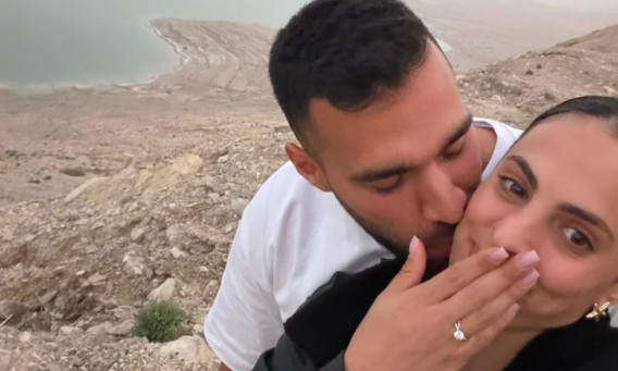 לינוי אשרם ובן הזוג מאורסים