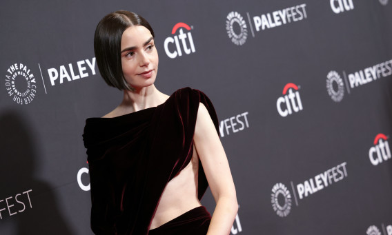 לילי קולינס (צילום:  Kevin Winter/Getty images)