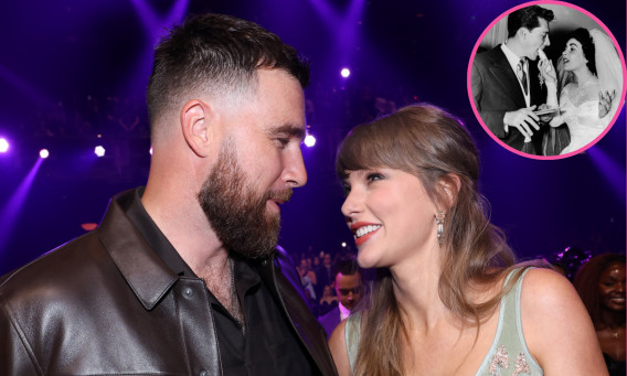 טיילור סוויפט וההשראה לשמלת הכלה שלה  (צילום: Keystone/Getty Images,Kevin Mazur/Kevin Mazur/Getty Images for iHeartRadio)