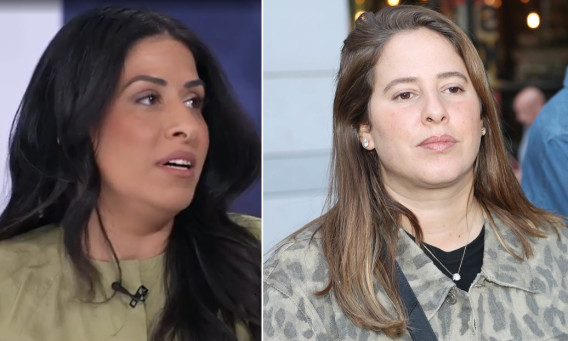 דנה ירקצי, דניאל עמית (צילום: אור גפן, צילום מסך I24 news)