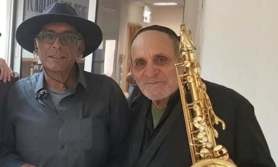 אורי סעדה ז"ל עם יהודה קיסר (צילום: פרטי)