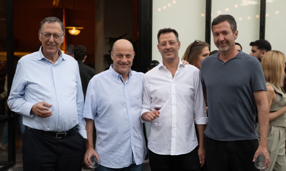יואש בן אליעזר, דניאל בר, אמיר בורנשטיין וג'קי בר  (צילום: גל סיזון)