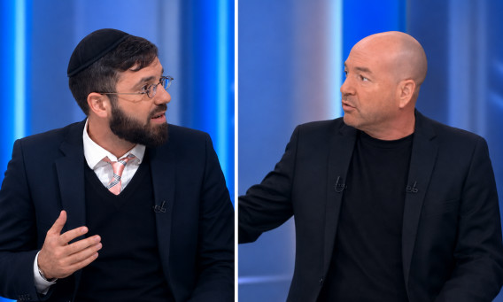 עימות בין אייל ברקוביץ' לדולב דוידוביץ' ב"מוריה ברקו" ברשת 13
