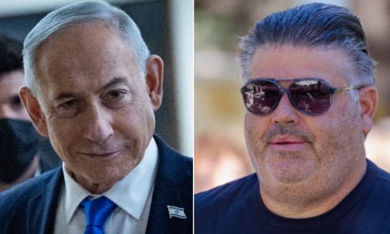 רני רהב, בנימין נתניהו (צילום: Olivier Fitoussi/Flash90, יונתן זינדל, פלאש 90)