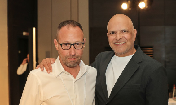 בן פורת (מימין) וברעם