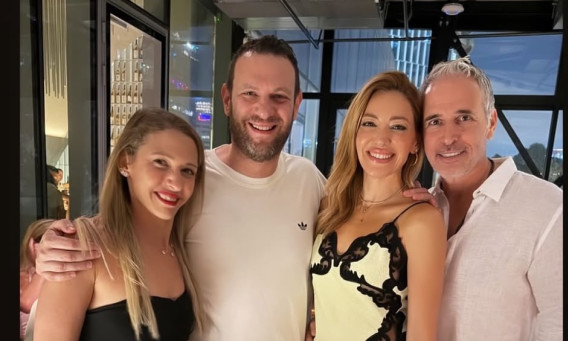 מימין: עודד ברק ומירי מיכאלי במסיבת יום ההולדת (צילום: מתוך האינסטגרם)