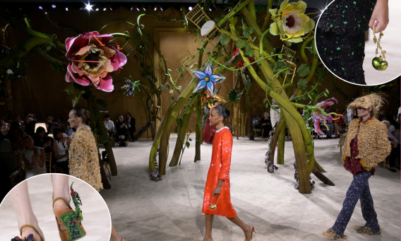 תצוגת ההוט קוטור של שאנל בפריז 26 (צילום: Kristy Sparow/Getty Images, Peter White/Getty Images)