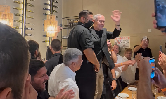 בנימין נתניהו באופקים (צילום: פרטי)