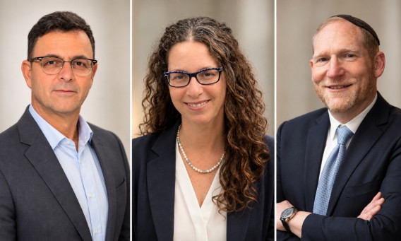 חן שרייבר, הרב יהושע פס, ד"ר קרן צרפתי  (צילום: פרטי,ניר אריאלי,MAPS ישראל)