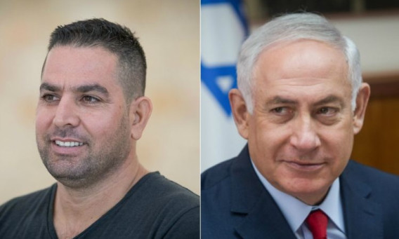 בנימין נתניהו ומני נפתלי (צילום: פלאש 90)