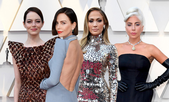 ליידי גאגא, ג'ניפר לופז, שרליז ת'רון, אמה סטון