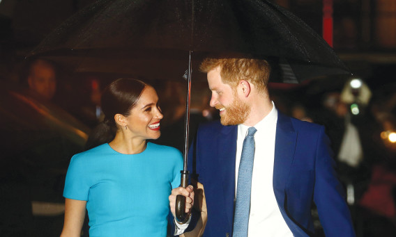 הנסיך הארי ורעייתו מייגן מרקל