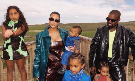 קים, קניה והילדים