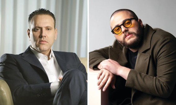 חבר הכנסת מיקי זוהר ובנו אליאב זוהר (צילום: רמי זרנגר)