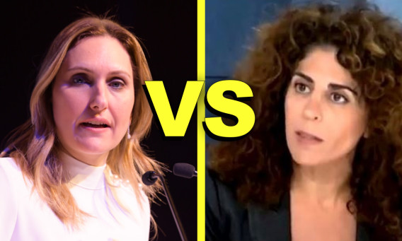 קרן מרציאנו, כנרת בראשי (צילום: פלאש 90,צילום מסך)